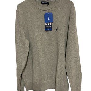Men's Sweater, Brand-Nautica.Size-L,Color-Grey, NWT